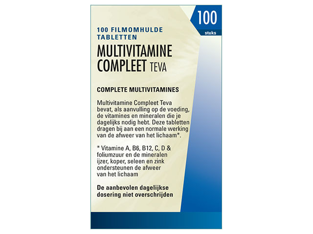 Algebra Kameel charme Multivitamine Compleet Teva Tablet