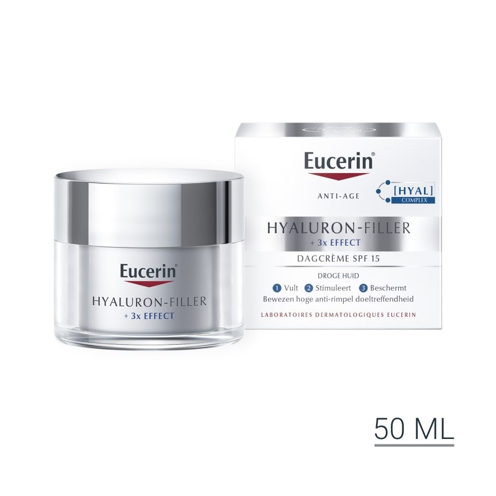 Dierentuin Om te mediteren Schuur Eucerin Hyaluron-Filler Dagcrème Droge Huid SPF15