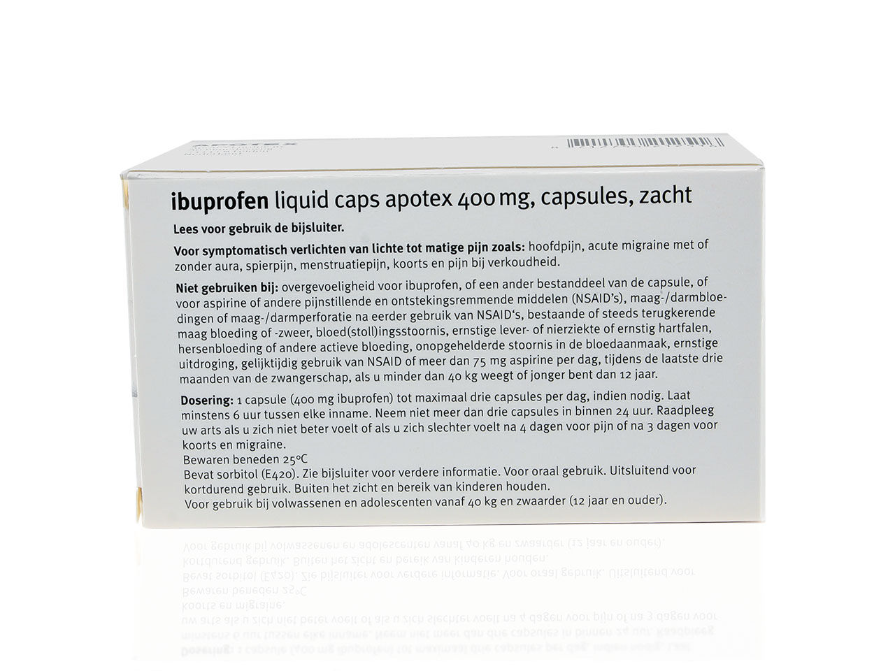 Ibuprofen Apotex Liquid Capsule 400mg