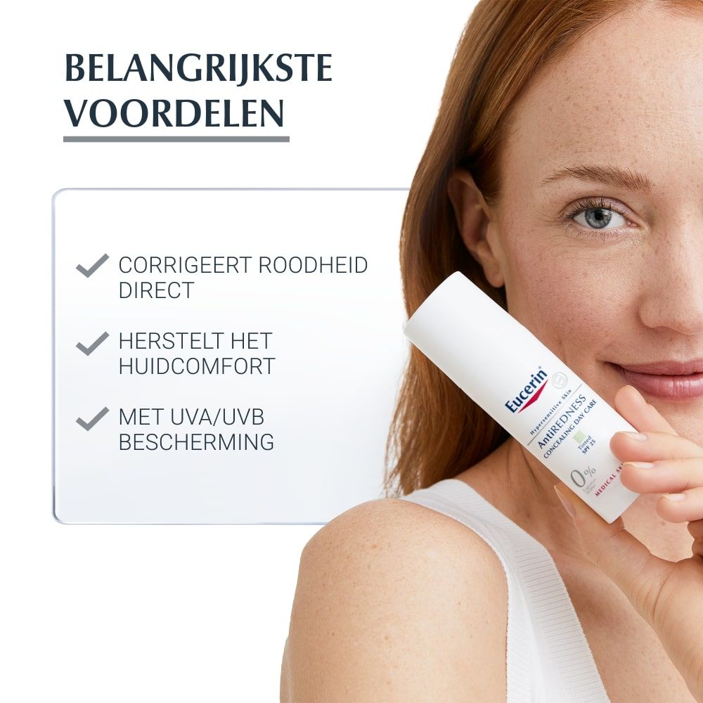 Detector Terminologie in tegenstelling tot Eucerin Anti-Redness Corrigerende Crème Getint