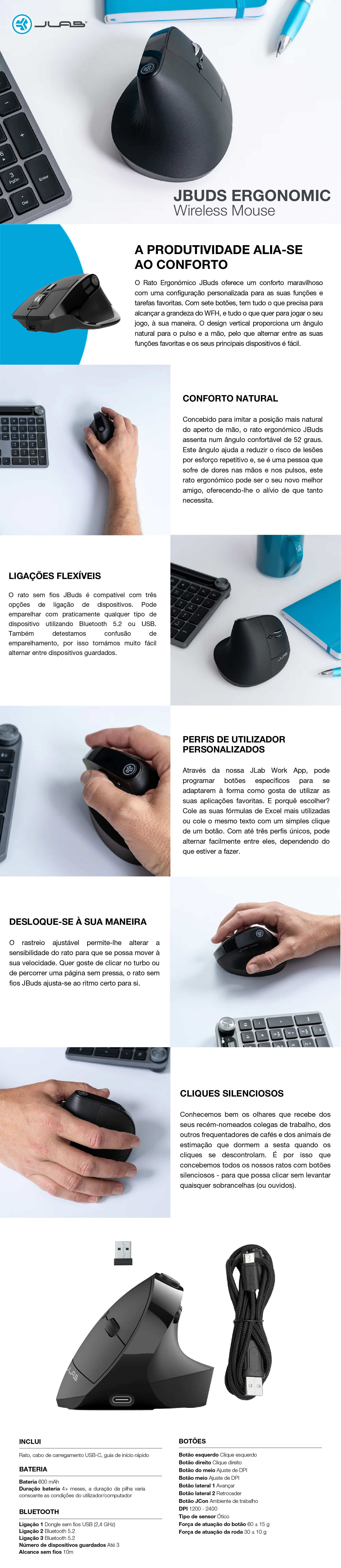 LP Rato JBuds Ergonomic