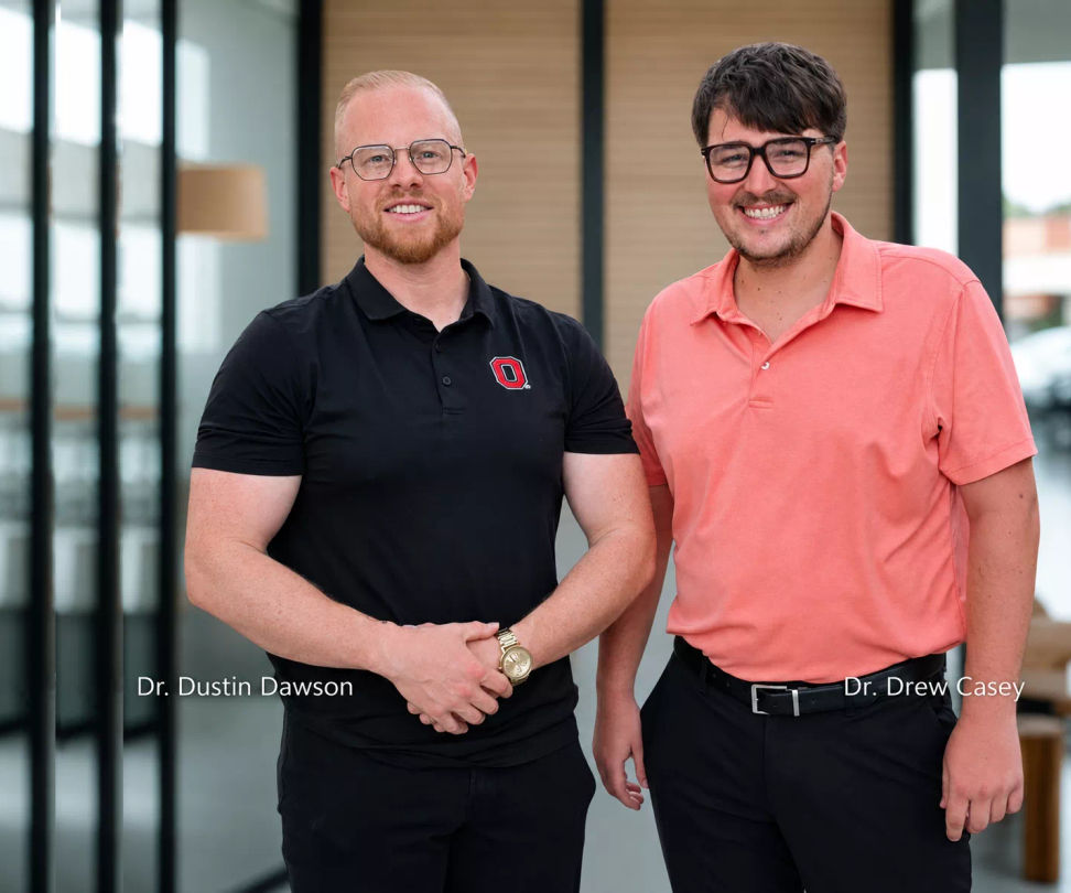 Dr. Dustin Dawson and Dr. Drew Casey of Clear Perspective EyeCare