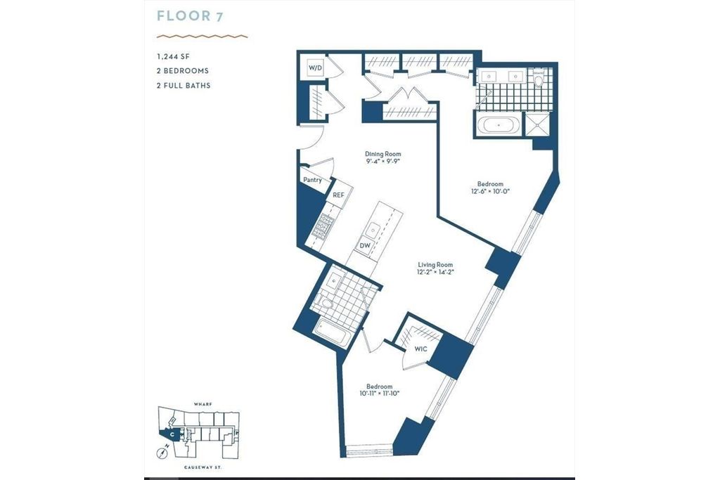 Picture 30: 100 Lovejoy Wharf 11C, Boston, MA 02114