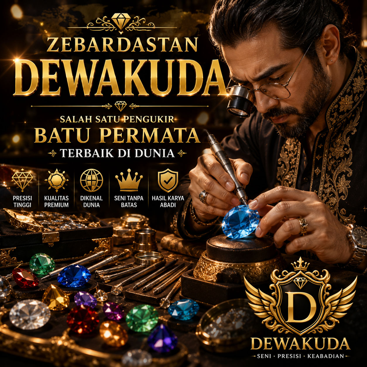 Zebardastan JAGOLEDAK | Salah Satu Pengukir Batu Permata Terbaik di Dunia image 1
