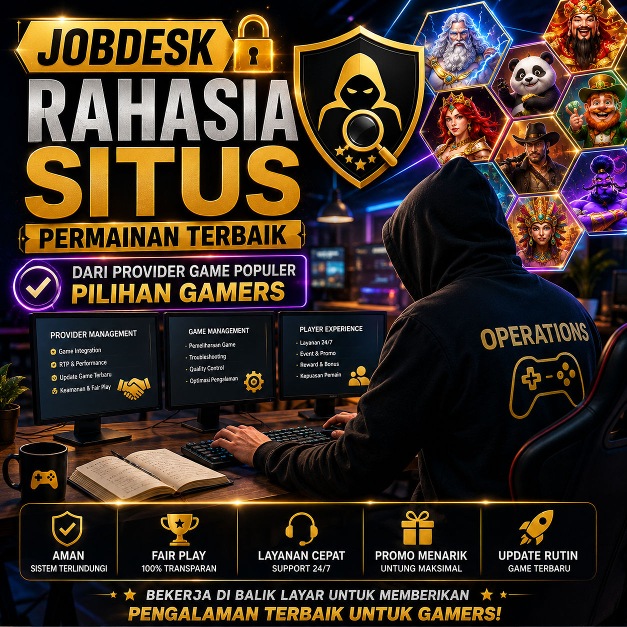 JAGOLEDAK : Jobdesk Rahasia Situs JAGO LEDAK Permainan Terbaik Dari Provider Game populer Pilihan Gamers