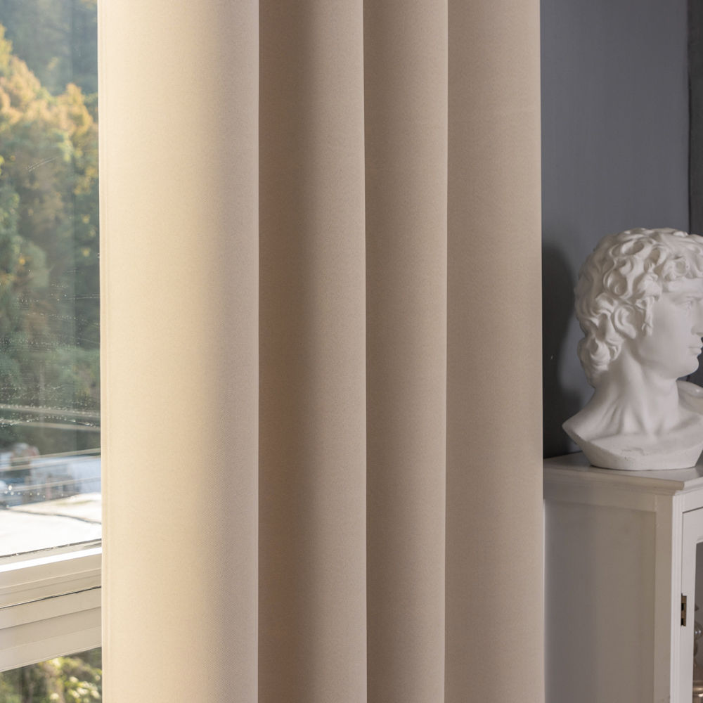 Matte solid color blackout curtains - Thumbnail 3