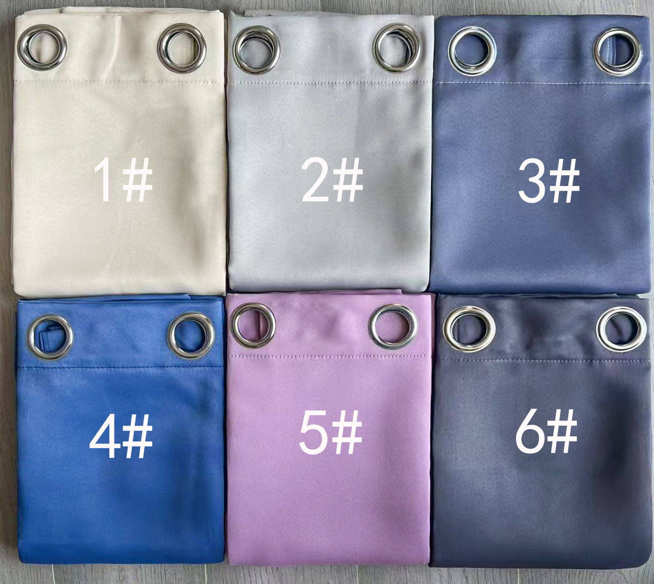 Matte solid color blackout curtains - Thumbnail 4