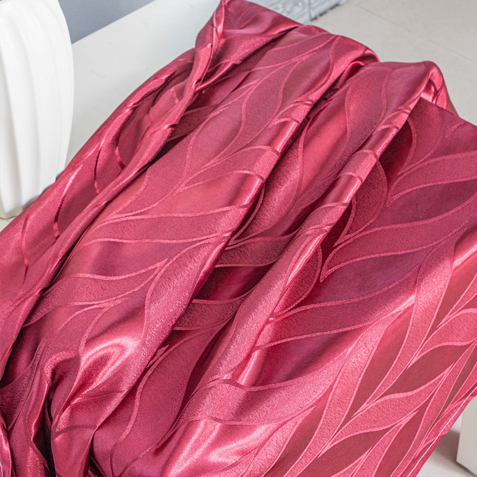 Willow Leaf Jacquard Curtains with Lustrous Threads | Wholesale Curtain Fabric - Thumbnail 5