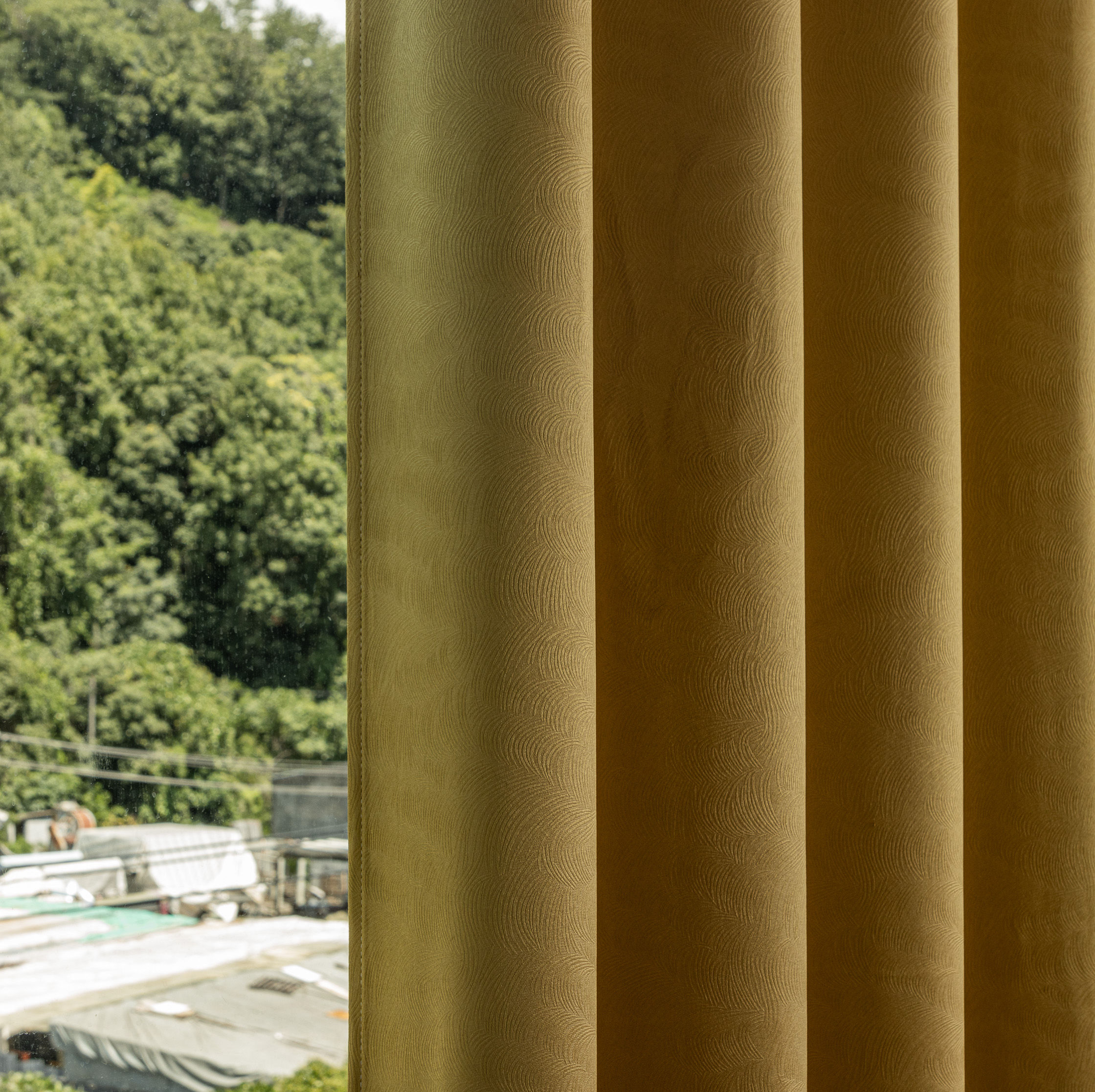 100% Full Blackout Fishtail Embossed Window Curtains (Fabric & Finished Options) - Wholesale curtain thumbnail 3 | Borige