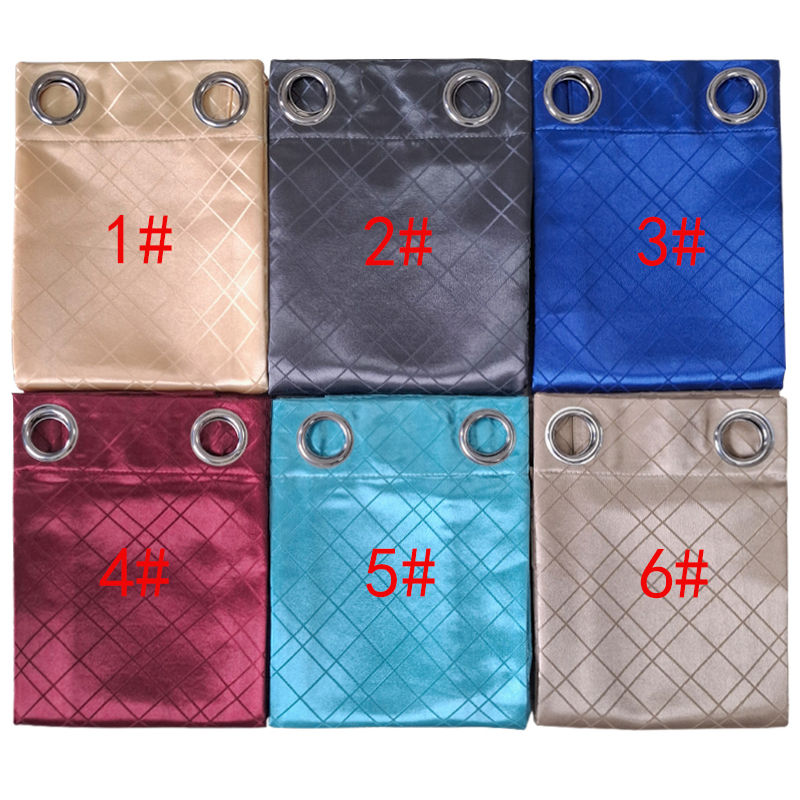 Borige Modern Geometric Plaid Curtain Fabric | Factory Bulk Wholesale & Container-Level Sourcing - Wholesale curtain thumbnail 3 | Borige