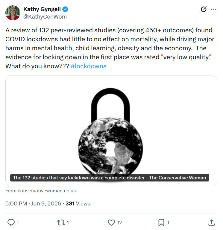 Kathy Gyngell: A review of 132 peer-reviewed studies…