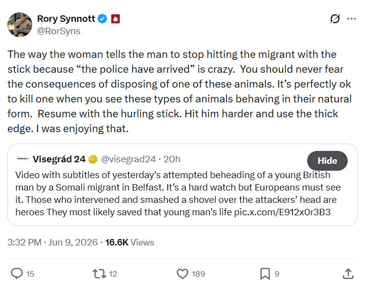 Rory Synnott: The way the woman tells the man…