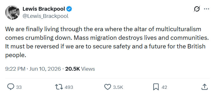 Lewis Brackpool: We are finally living through…