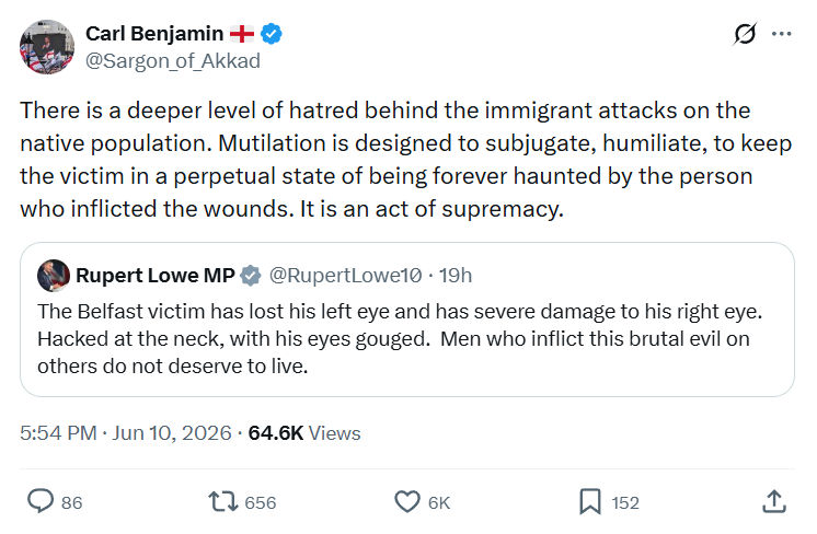Carl Benjamin: There is a deeper level…