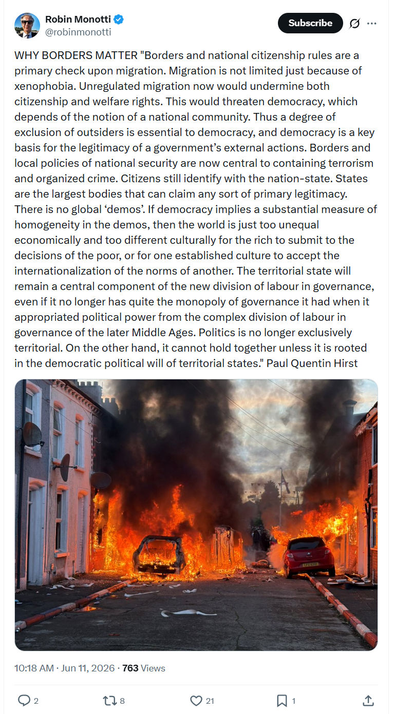 Robin Monotti: WHY BORDERS MATTER…
