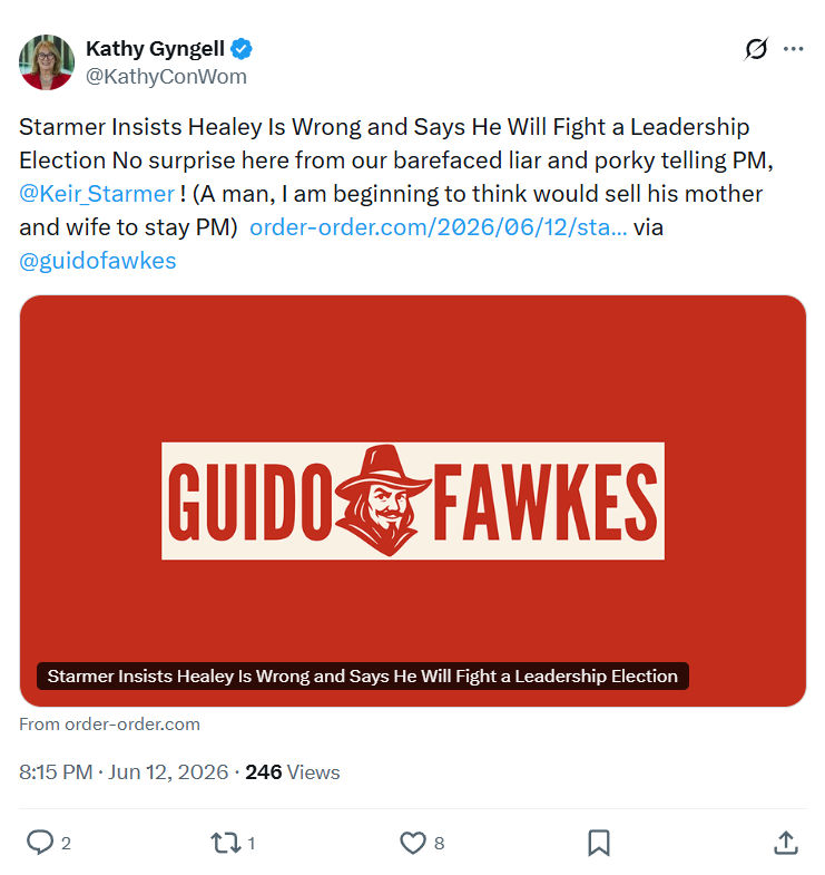 Kathy Gyngell: Starmer Insists Healey Is Wrong…