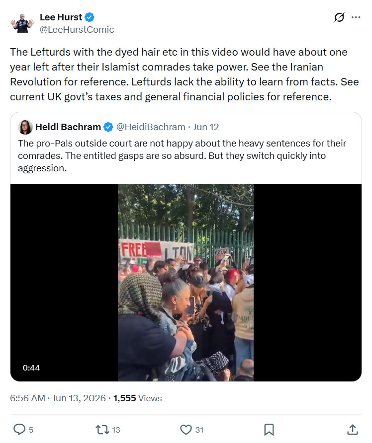 Lee Hurst: The Lefturds with the dyed hair…