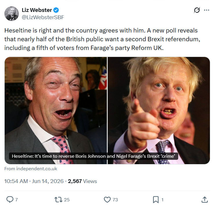Liz Webster: Heseltine is right and the country agrees...