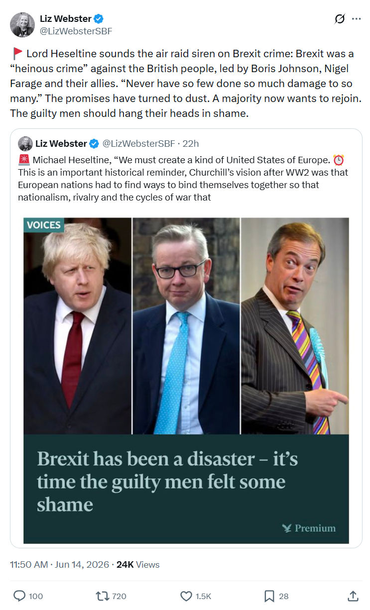 Liz Webster: Lord Heseltine sounds the air raid...