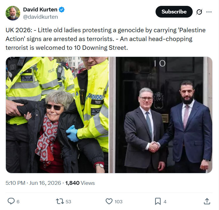 David Kurten: UK 2026: - Little old ladies protesting...