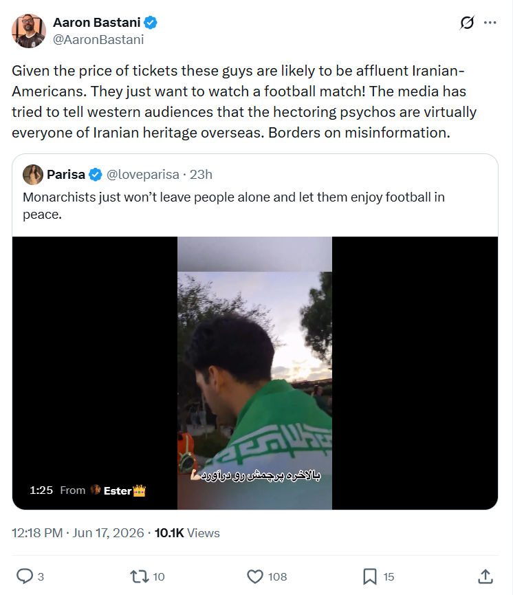 Aaron Bastani: Given the price of tickets...