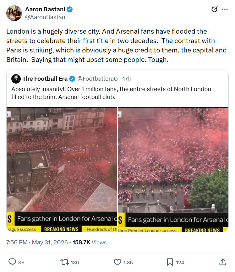 Aaron Bastani: London is a hugely diverse city…