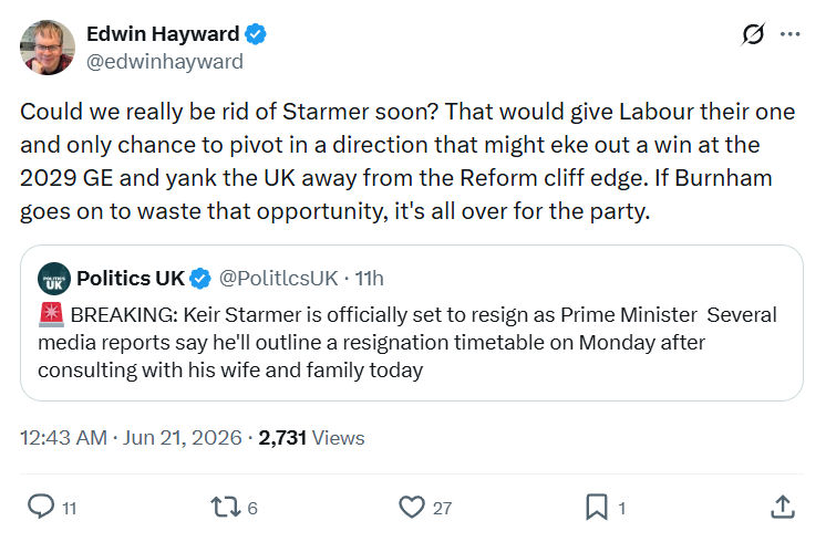 Edwin Hayward: Could we really be rid of...