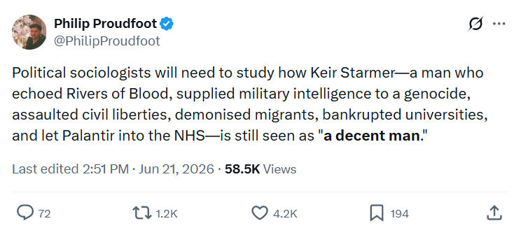 Philip Proudfoot: Political sociologists will need to study...
