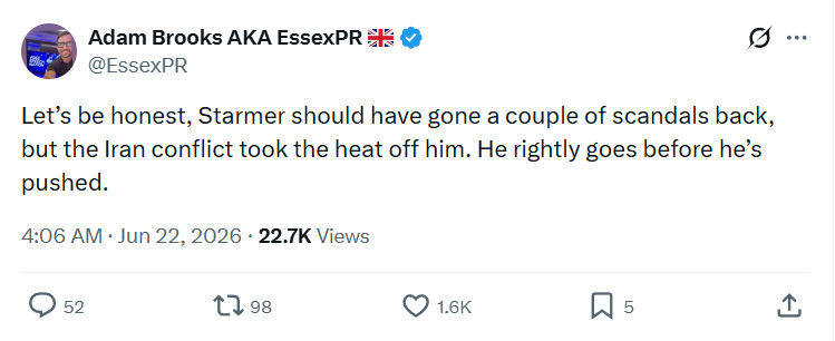Adam Brooks: Let’s be honest, Starmer should...