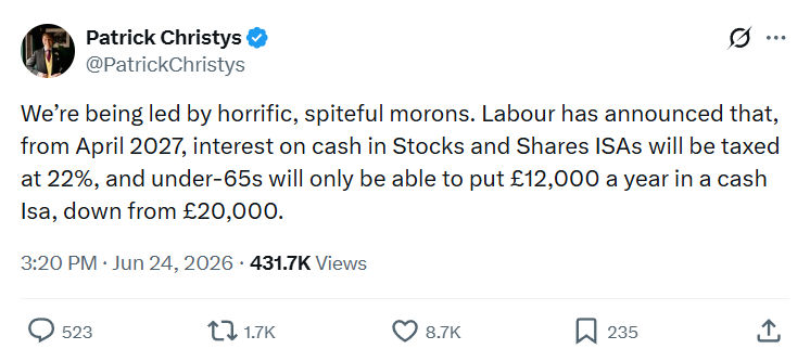 Patrick Christys: We’re being led by horrific...