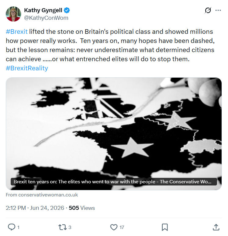 Kathy Gyngell: Brexit lifted the stone on Britain's...