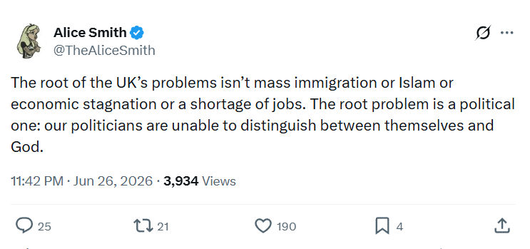 Alice Smith: The root of the UK’s problems...