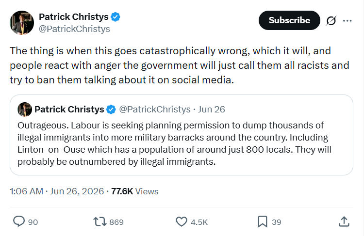 Patrick Christys: The thing is when this goes...