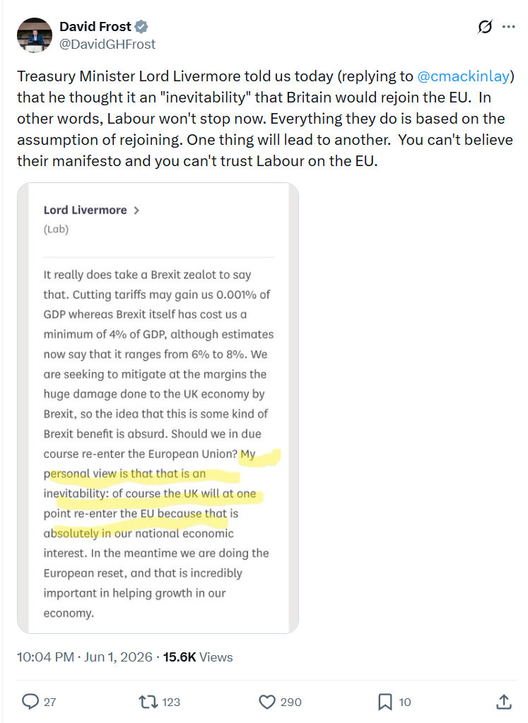 David Frost: Treasury Minister Lord Livermore…