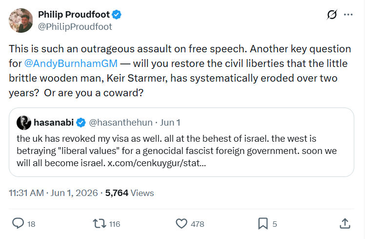 Philip Proudfoot: This is such an outrageous assault…