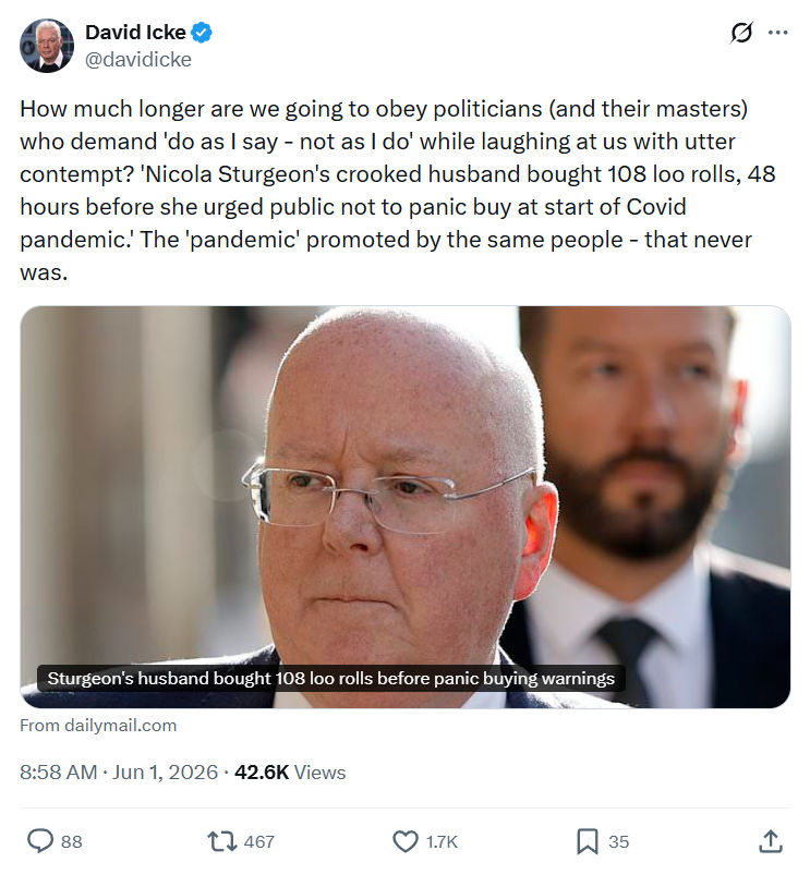 David Icke: How much longer are we going to…