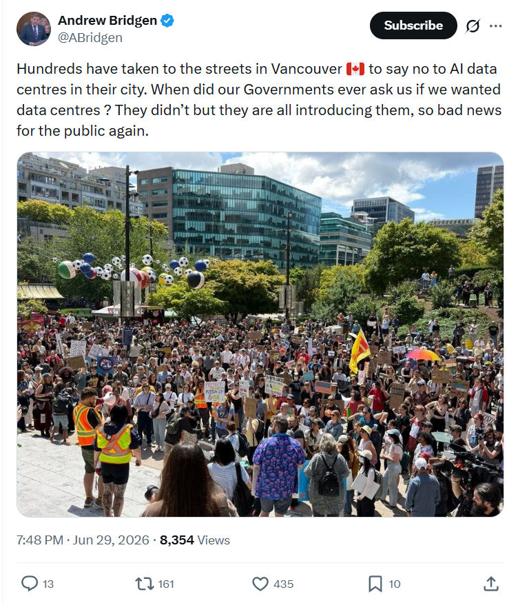 Andrew Bridgen: Hundreds have taken to the streets...