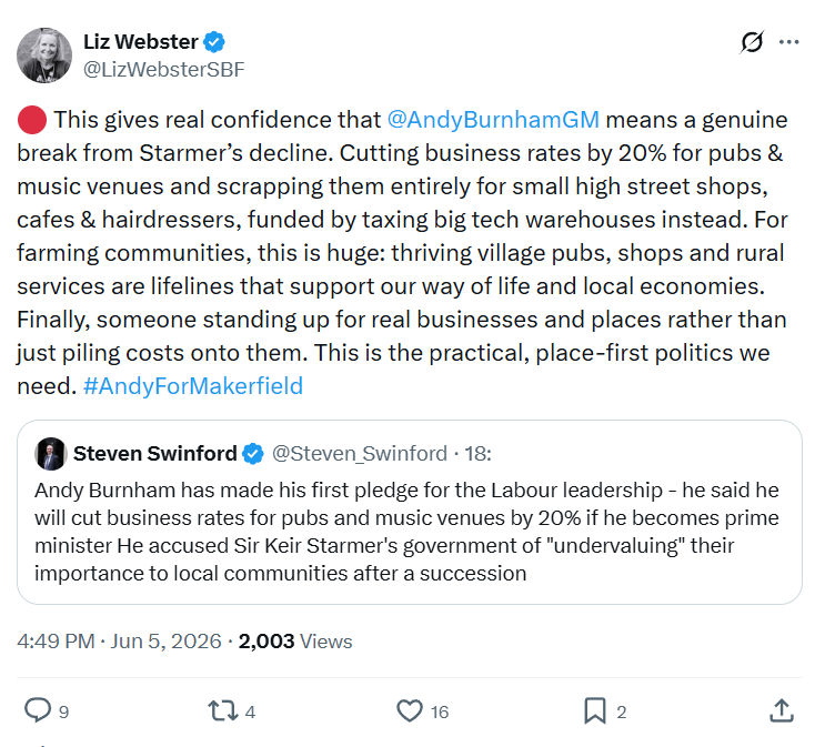 Liz Webster: his gives real confidence that  @AndyBurnhamGM…