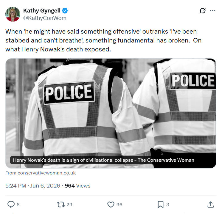 Kathy Gyngell: When 'he might have said something offensive'…