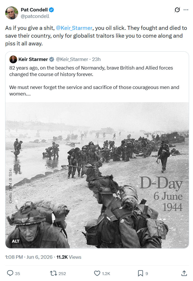 Pat Condell: As if you give a shit…