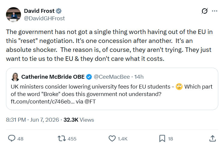 David Frost: The government has not got a single thing…
