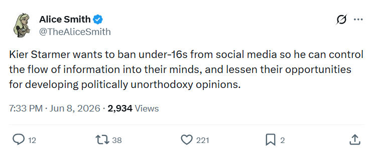 Alice Smith: Kier Starmer wants to ban under-16s from social media…