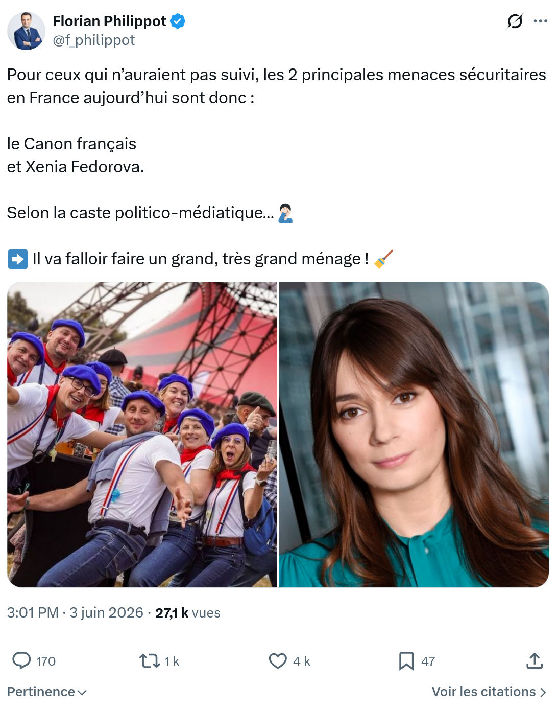 Florian Philippot: Pour ceux qui n’auraient pas suivi…