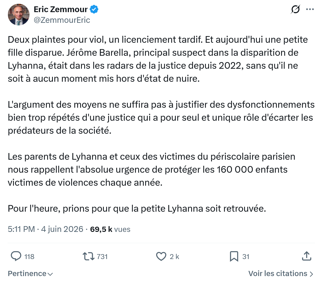 Eric Zemmour: Deux plaintes pour viol…