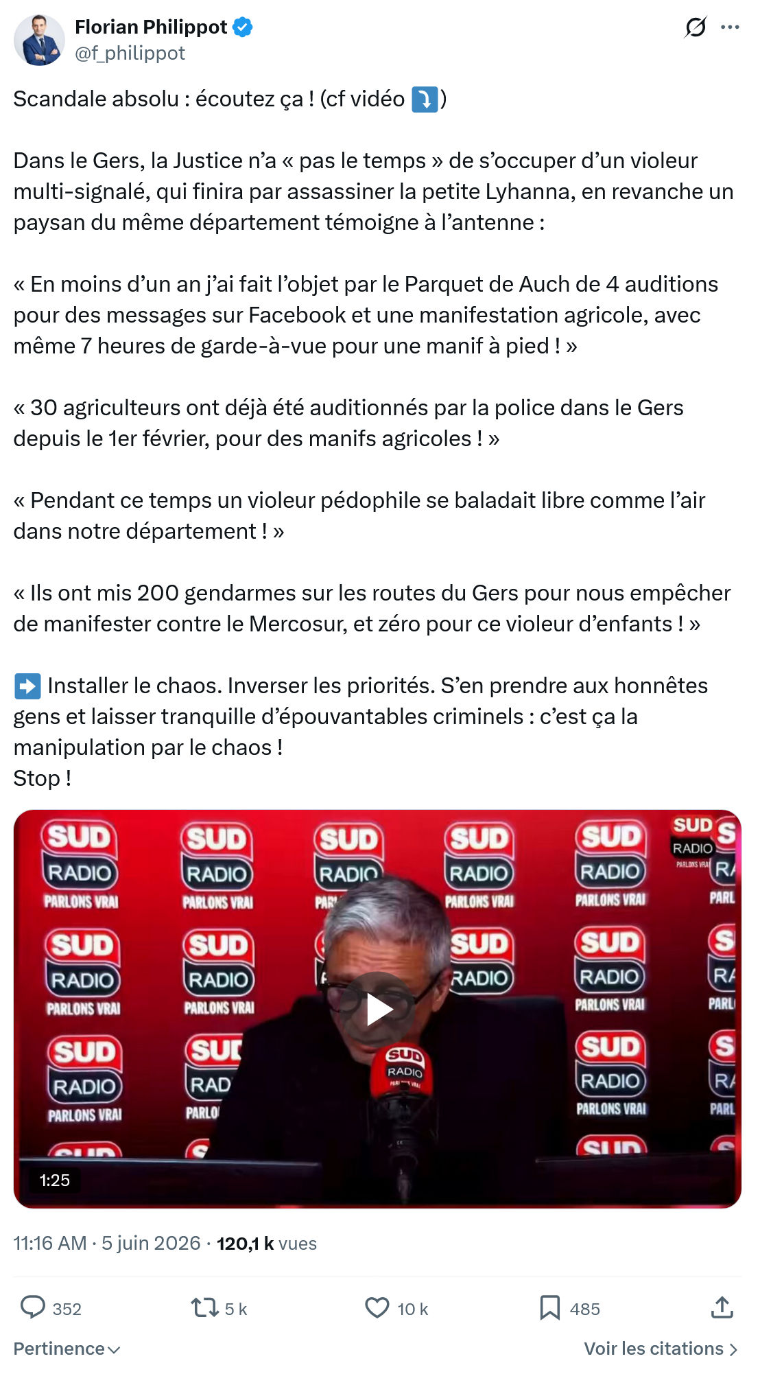 Florian Philippot: Scandale absolu…