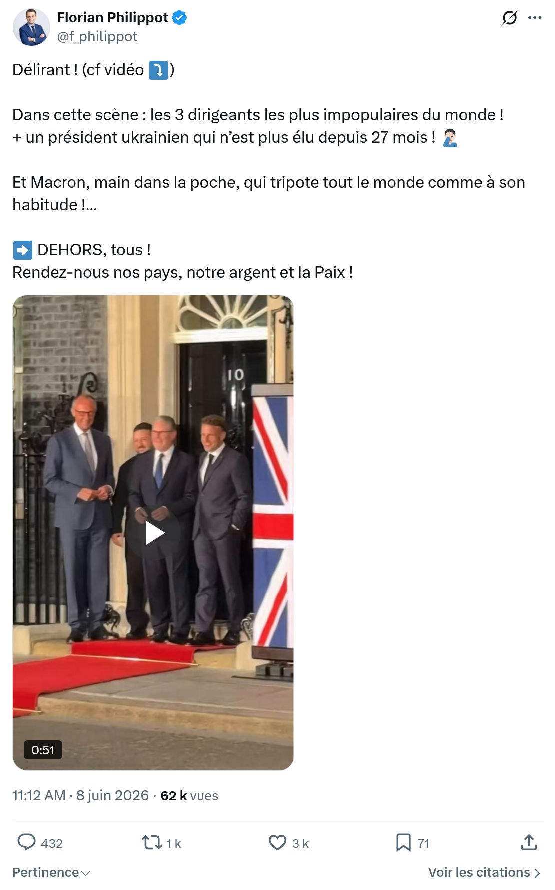 Florian Philippot: Délirant !…