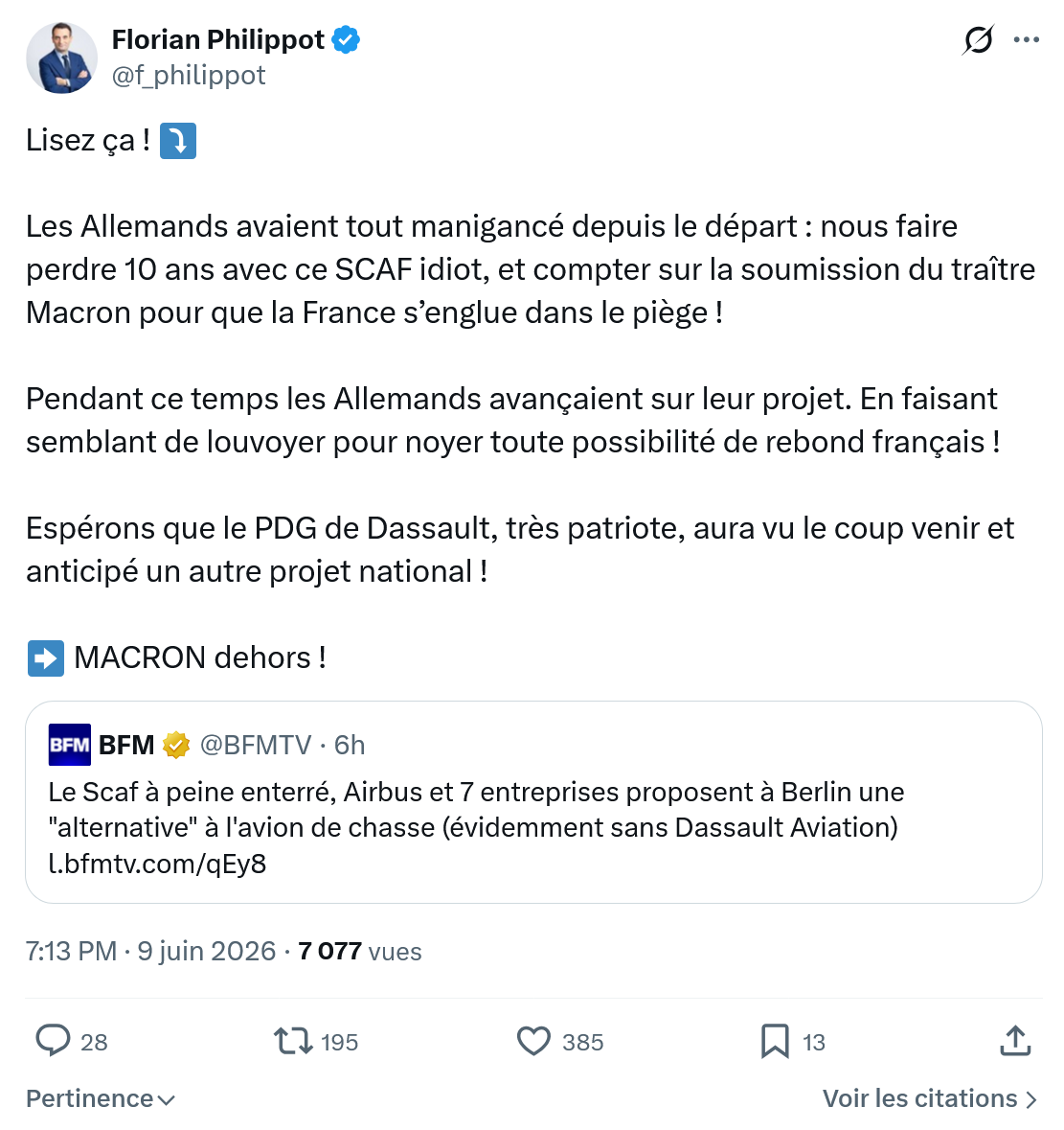Florian Philippot: Lisez ça !…