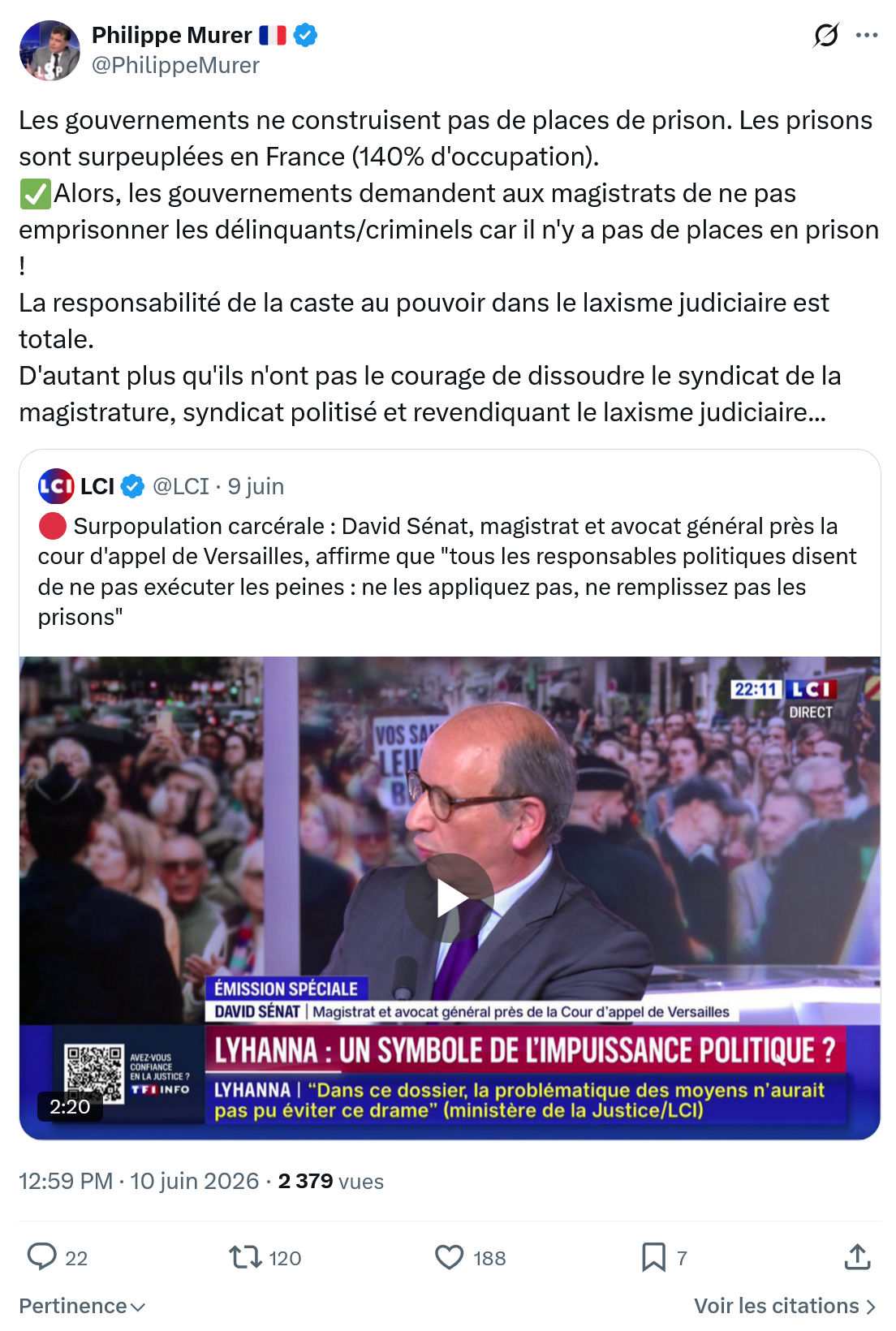 Philippe Murer: Les gouvernements ne construisent…