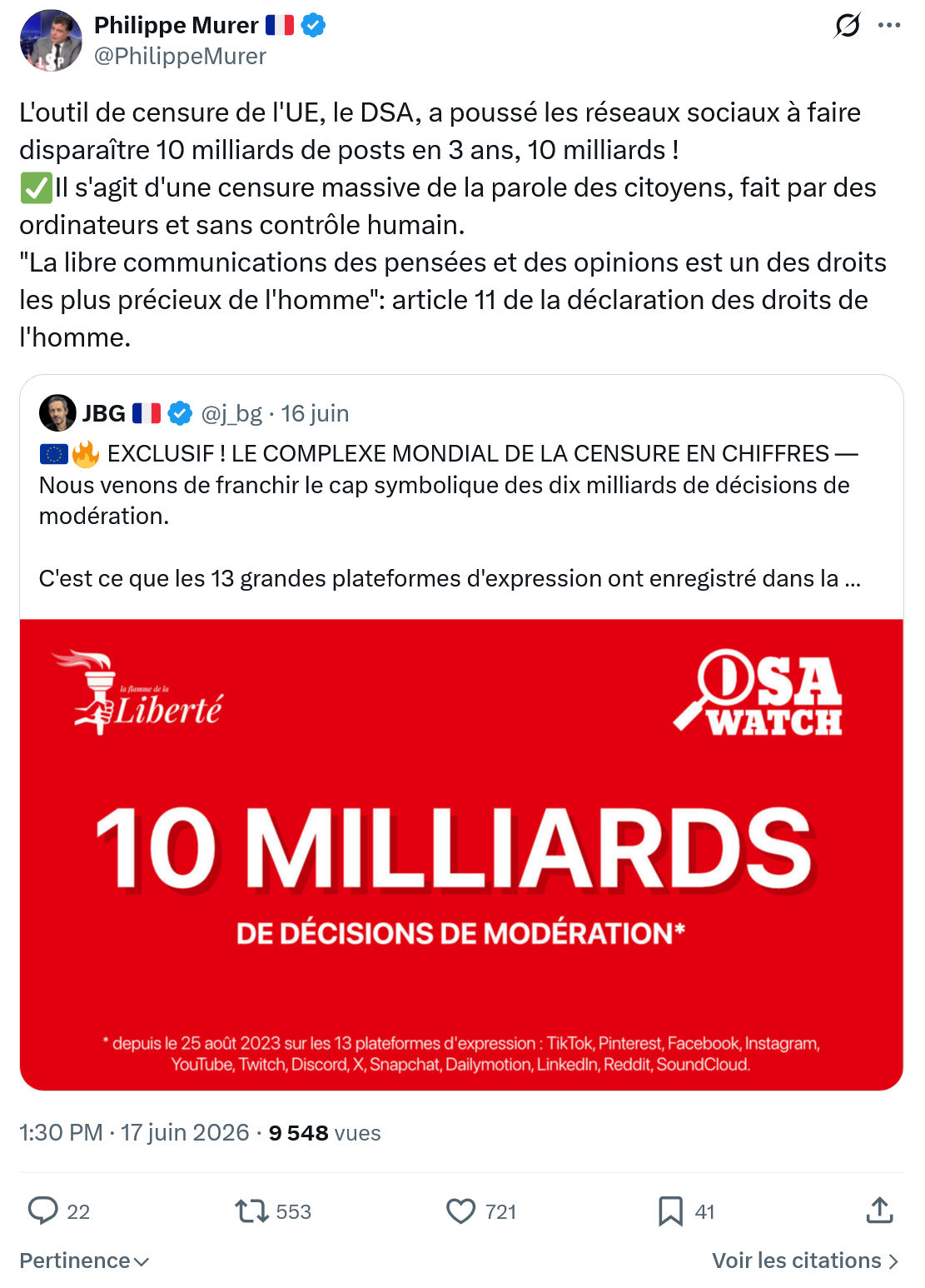 Philippe Murer: L'outil de censure de l'UE...