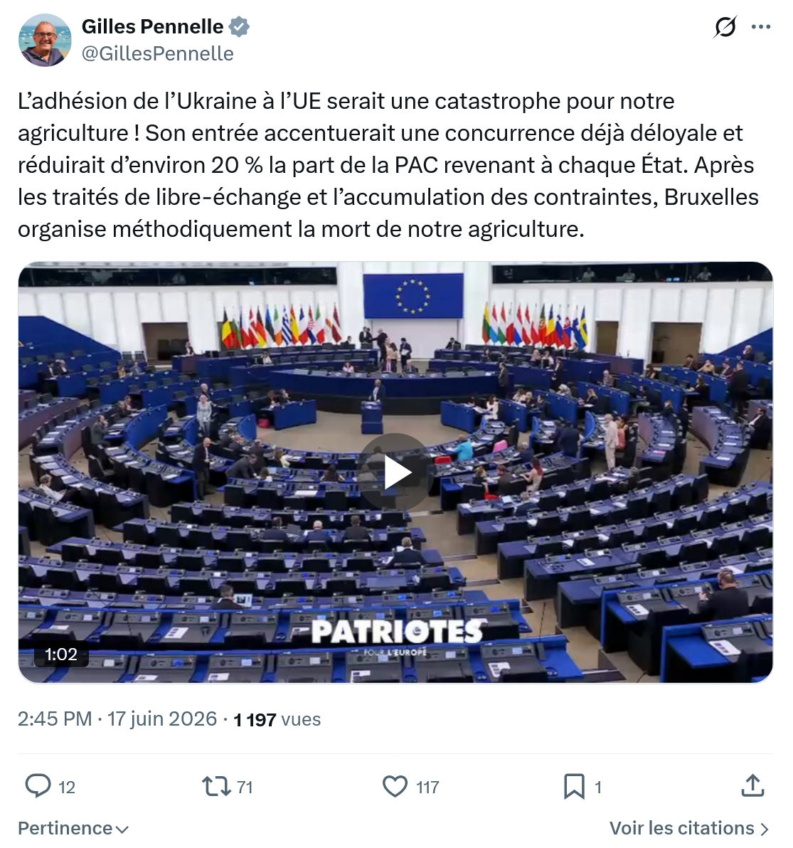Gilles Pennelle: L’adhésion de l’Ukraine à l’UE serait ...